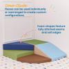 ECR4Kids SoftZone Tiny Twisting Climber, Beginner Playset, Earthtone, 5-Piece view 3