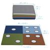ECR4Kids SoftZone 123 Look at Me Activity Mat, Folding Playmat, Earthtone view 2