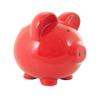 Child to Cherish Ceramic Piggy Bank, Red view 1