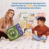 ECR4Kids SoftZone Emotion Cube with Mirror, Sensory Toy, Earthtone view 3
