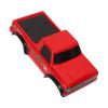 Cosiki RC Car Body Beautiful Durable Wheelbase 125mm RC Body Shells Easy Installation PE Material for 1:24 Tracked Vehicle (Red) view 2
