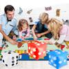 3 Pcs Jumbo Inflatable Giant Dice for Indoor and Outdoor Broad Game, Ludo and Pool Party(White, Blue, Red) view 3