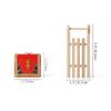 Odoria 1/12 Miniature Dollhouse Sled and Christmas Decoration Accessories view 4