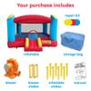 Funormous Enormous Giant Bounce House for Kids, Indoor Outdoor Inflatable Huge Bouncy Castle with Double Basketball Hoops, Includes Air Blower with GFCI view 3