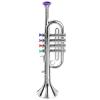 Ipetboom Boy Girl Plastic Trumpet Musical Toy Realistic Design for Beginners and Safe Instrument for Music Learning Play Cultivating Creativity and Interest Young Musicians view 1