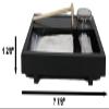 Ebros Desk Wu Xin No Mind Void Serenity Meditation Zen Garden Kit with Accessories Set Rocks and Sand Garden with Rake and Tea Light Candle Holder Tai Chi Yoga Spiritual Well Being view 3