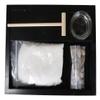 Ebros Desk Wu Xin No Mind Void Serenity Meditation Zen Garden Kit with Accessories Set Rocks and Sand Garden with Rake and Tea Light Candle Holder Tai Chi Yoga Spiritual Well Being view 4