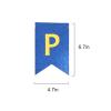 BIEUFBJI Happy Birthday Banner Navy Blue Shiny Gold Letters for Birthday Party Decorations Supplies view 2