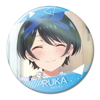 Girlfriend KBAN-K010-m14 Borrowed Can Badge Ver. 2 Sarashina Ruka B