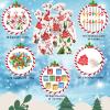 Christmas Stationery Party Favor Bulk Pack with Christmas Pencil Eraser Slap Bracelets Cards Treat Bags for Kids Classroom Gift Exchange School Prizes Reward Carnival Events (Cute Style, 36 Set) view 3