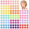 128PCS Baby Girls small Barrettes Hair Claw Clips Flower Hair Hair Accessories Barrattes for School Girls Kids Teens view 2