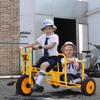 Kids Tricycle for Riders Ages 2+, Preschool Playground Tricycle, Daycare Toddler Tandem Trike, Children Double Seat Bikes with Passenger Seat, Outdoor Playground Equipment Tricycles view 2