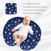 2 Pack Nursing Pillow Cover Grey and Navy for Infant, Snug Fits Boppy Nursing Pillows, Breastfeeding Nursing Pillow Slipcovers Super Soft, for Breastfeeding Moms, Navy & Gray Star view 4
