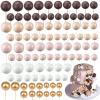 108 Pcs Balls Cake Topper DIY Cupcake Insert Foam Balloons for Cake Baking Wedding Anniversary Birthday Decoration(Brown Series,Multi Sizes) view 1