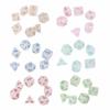 7 Pcs Resin Polyhedral Dices Number Entertainment Board Games Playing Games Resin Game Dice(Blue) view 2