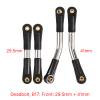 INJORA High Clearance Links -4 Front High Clearance Links Kit for Axial SCX24 Deadbolt AXI90081 1/24 RC Crawler Car Upgrade Parts view 3