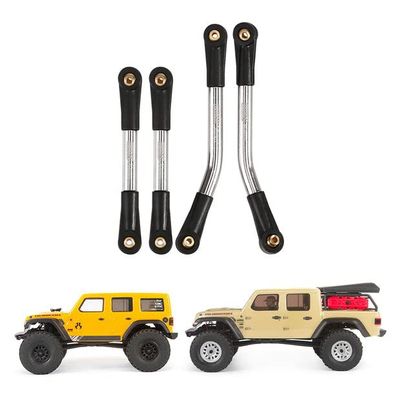INJORA High Clearance Links -4 Front High Clearance Links Kit for Axial SCX24 C10 JLU Bronco Gladiator 1/24 RC Crawler Car Upgrade Parts