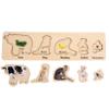 Adena Montessori AInteractive Animal Puzzle Set: Discover The World of Animals and Their Diets PuzzleToys for 2 Years Old Toddler Infant view 1