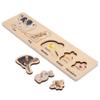 Adena Montessori AInteractive Animal Puzzle Set: Discover The World of Animals and Their Diets PuzzleToys for 2 Years Old Toddler Infant view 4