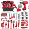 HYRENEE Kids Tool Set  48 Piece Toddler Tool Set with Electronic Toy Drill& Tool Box,Pretend Play Toys for Kids,Construction Kits Toys for Kids Ages 3 4 5 Years Old, Toddler Boy view 2