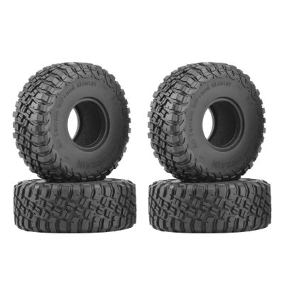 Trjgtas 4PCS 120MM 1.9 Rubber Tyres Wheel Tires for 1/10 RC Crawler Car Axial SCX10 90046 AXI03007 TRX4 D90 CC01
