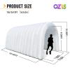 OZIS Inflatable Tunnel Sports Tunnel Entrance with Installed Blower Inflatable Tunnel Tent for Business Advertising Event Exhibition Promotion,Street,Shop,Supermarket,School(White, 16x10x10ft) view 2