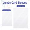100 Pack Jumbo Card Binder Giant Card Sleeves Big Clear Trading 8.3 x 5.9 Inch Large Plastic Card Sleeves for Sports Games Photo Holder Protection, No Cards view 4