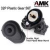 Nylon RC Gearbox Gears Set Kit for 1/10 RC Crawler Car Axial SCX10 SCX10 II 90046 Upgrade Part (Black Complete Gearbox) view 4