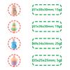 10 Pack Wooden Peg Dolls for Christmas Painted Wooden People DIY Wood Art Crafts Home view 3
