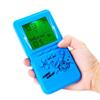 CZT New Retro Block Game Console Green Backlight Large Screen More Convenient for Playing Games Classic Nostalgia Puzzle Built-in 999 in 1 Brick Game Children's Gift (Blue) view 3