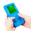 CZT New Retro Block Game Console Green Backlight Large Screen More Convenient for Playing Games Classic Nostalgia Puzzle Built-in 999 in 1 Brick Game Children's Gift (Blue) view 4