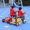 Kids Tricycle for Riders Ages 2+, Preschool Playground Tricycle, Daycare Toddler Tandem Trike, Children Double Seat Bikes with Passenger Seat, Outdoor Playground Equipment Tricycles view 3