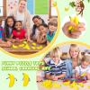 Jerify 37 Pieces Mini Banana Stress Toys Stress Relief Toys with Mesh Drawstring Bag PU Banana Stretchy Toy for Birthday Party Favors view 4