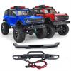 WEFEINO Metal Front & Rear Bumper with Lights for 1/24 Axial SCX24 AXI00006 Bronco RC Crawler Car (Front and Rear) view 1