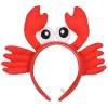 Kisangel Plush Crayfish Headband with Claws - Ocean Animal Photo Booth Props for Cosplay Party Role Play view 1