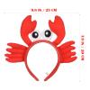 Kisangel Plush Crayfish Headband with Claws - Ocean Animal Photo Booth Props for Cosplay Party Role Play view 2