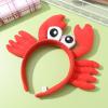 Kisangel Plush Crayfish Headband with Claws - Ocean Animal Photo Booth Props for Cosplay Party Role Play view 4