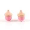 10 Pack Wooden Acorns for Christmas - Painted Wooden People - DIY Wood Education Crafts view 4