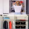 Large Storage Baskets Bins Video Game Collapsible Storage Box Laundry Organizer for Closet Shelf Nursery Kids Bedroom Orange Video Handle Game Black view 3
