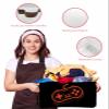 Large Storage Baskets Bins Video Game Collapsible Storage Box Laundry Organizer for Closet Shelf Nursery Kids Bedroom Orange Video Handle Game Black view 4