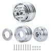 WEFEINO 2Pcs Aluminum Front Wheels Rims for 1/14 Tamiya Truck Climbing Tractor RC Car view 1
