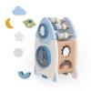 Smartwo Wooden Space Toy for Baby, Montessori Toys for Babies, Toddler Rocket Toy, Sensory Activity Cube Learning Game, 1st Birthday Gift for Boys and Girls view 1