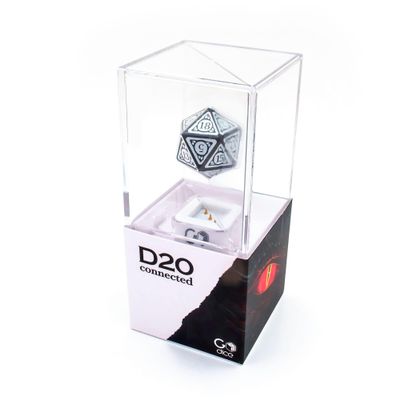 GoDice D20 Connected  The Worlds First Connected Polyhedral Dice for Online RPG Play. Connects to Roll20, Foundry VTT, and Discord Platforms. Physical Die, Real-Time Calculations. Cool Tech Inside