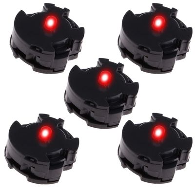 Tesytto 5PCS LED Units for Gundam Models Kits, MG LED Unit Set for 00 MG GN-X Light Up Certain Gundam Models Hobby Accessories (Red)
