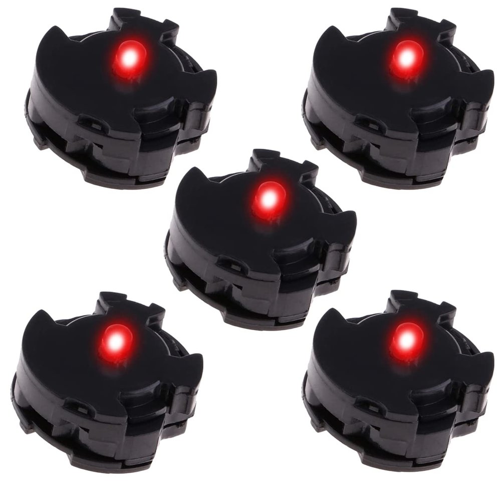 Tesytto 5PCS LED Units for Gundam Models Kits, MG LED Unit Set for 00 MG GN-X Light Up Certain Gundam Models Hobby Accessories (Red)