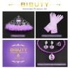 Princess Dress Up Accessories Princess Gloves, BIBUTY 7pcs Dress Up Set for Toddler Girls with Princess Crown, Wand, Gloves, Necklace, Earrings, Bracelet and Ring, Costume Toys for 3-6 yr Little Girls view 3