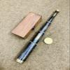 14" Brass Handheld Telescope with Wooden Box Working Maritime Nautical Spyglass Marine Scope Collectible Gift view 3