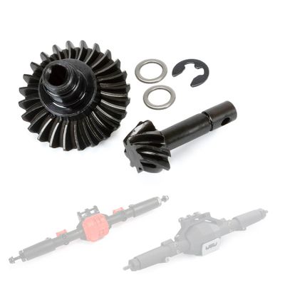 RC Bevel Gear, 24/8T Heavy Duty Overdrive Bevel Gear Set for 1/10 RC Crawler Axial SCX10 II AR44/45 Capra Portal Axle Spare Parts