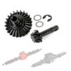 RC Bevel Gear, 24/8T Heavy Duty Overdrive Bevel Gear Set for 1/10 RC Crawler Axial SCX10 II AR44/45 Capra Portal Axle Spare Parts view 1