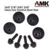 RC Bevel Gear, 24/8T Heavy Duty Overdrive Bevel Gear Set for 1/10 RC Crawler Axial SCX10 II AR44/45 Capra Portal Axle Spare Parts view 2